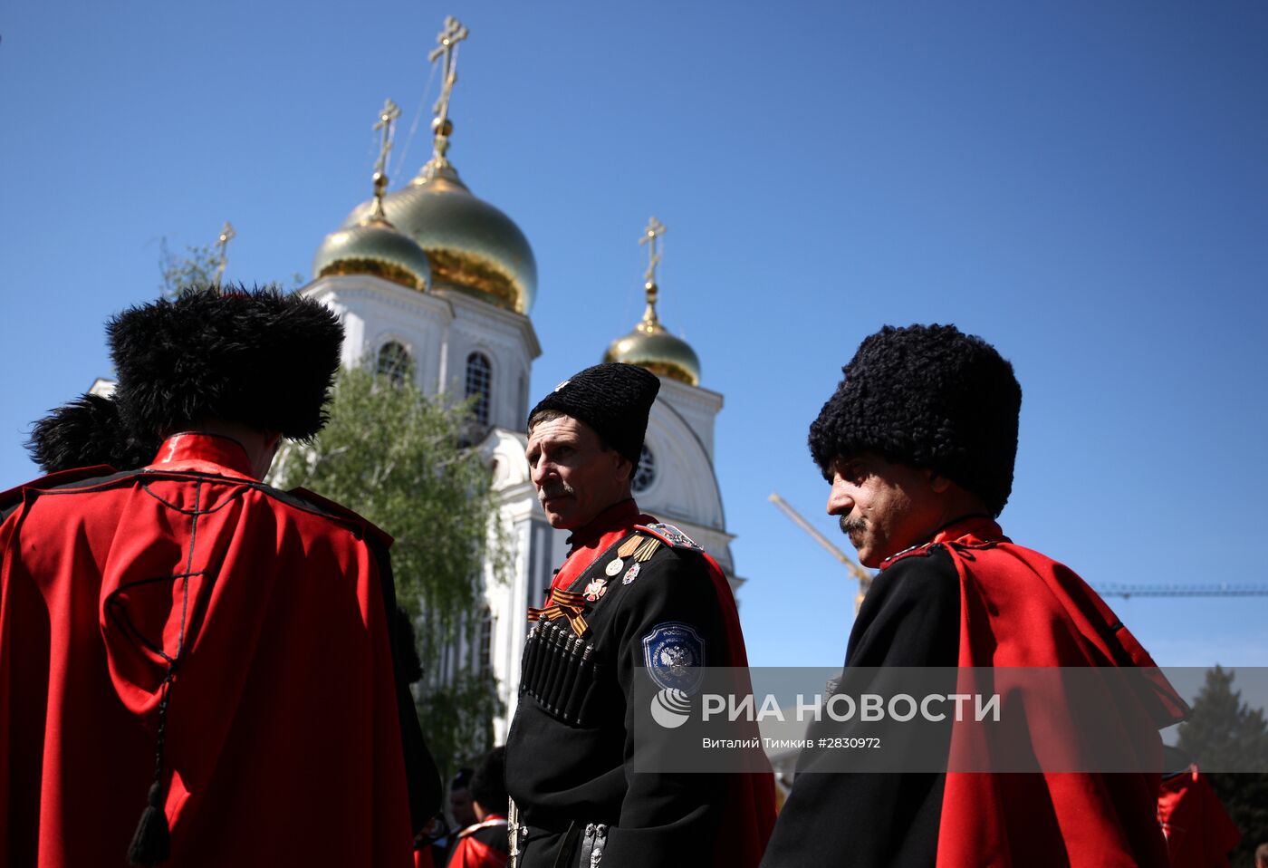 Парад Кубанского казачьего войска в Краснодарском крае