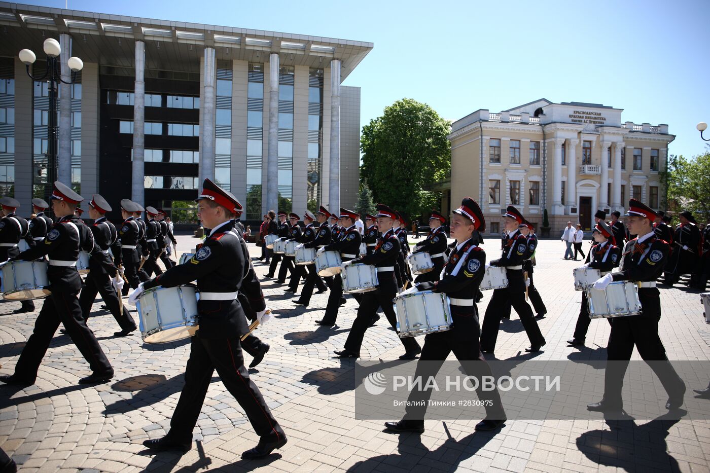 Парад Кубанского казачьего войска в Краснодарском крае