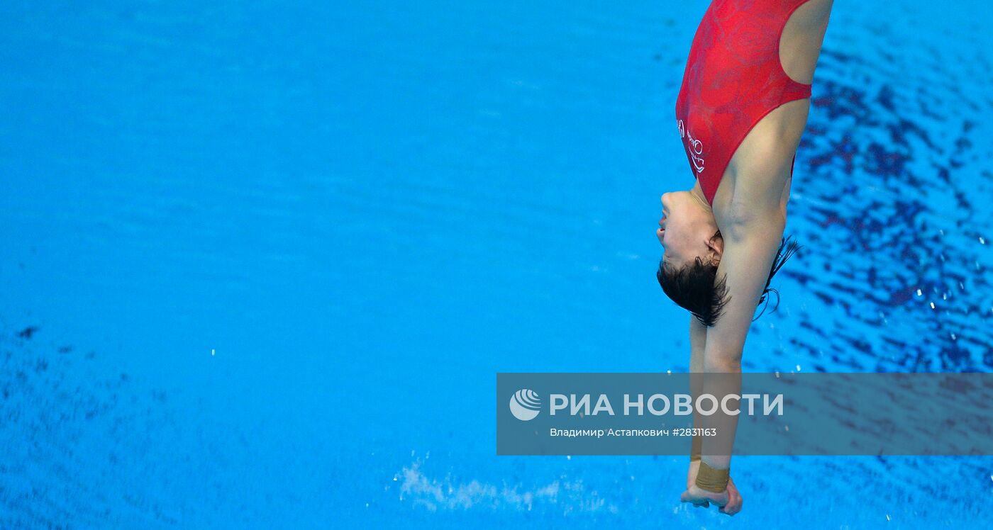 Прыжки в воду. Мировая серия FINA. Второй день