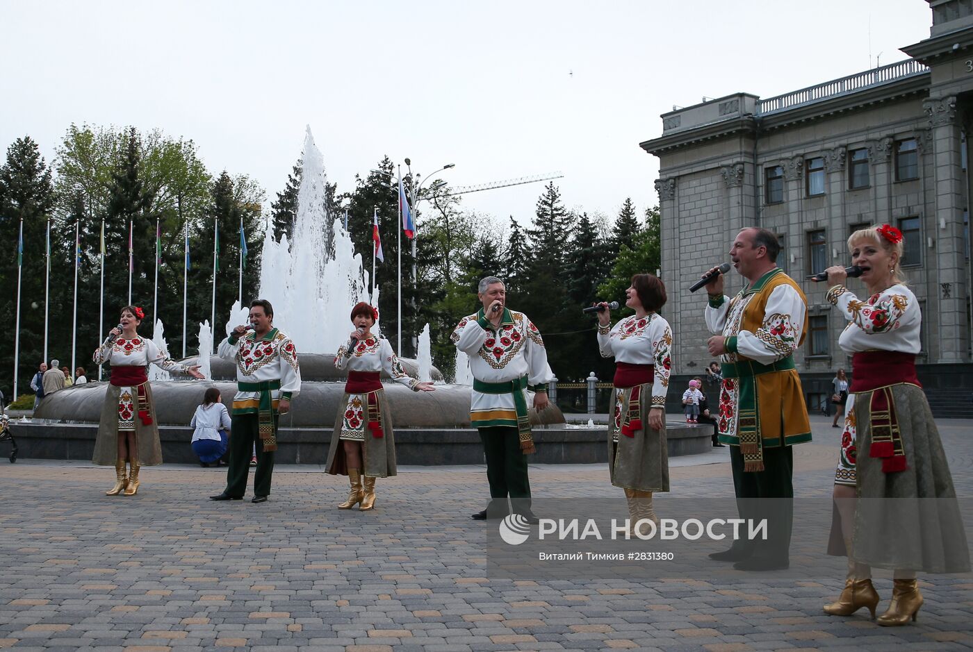 Открытие фонтанов в Краснодаре