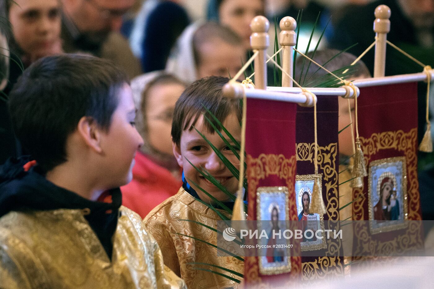 Вербное воскресенье в городах России