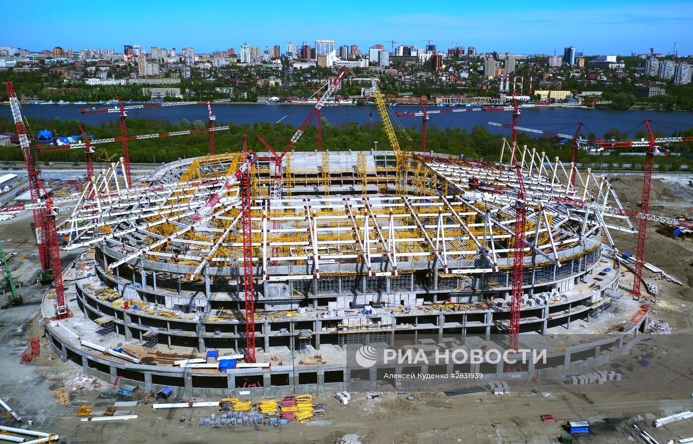 Строительство стадиона "Ростов Арена"