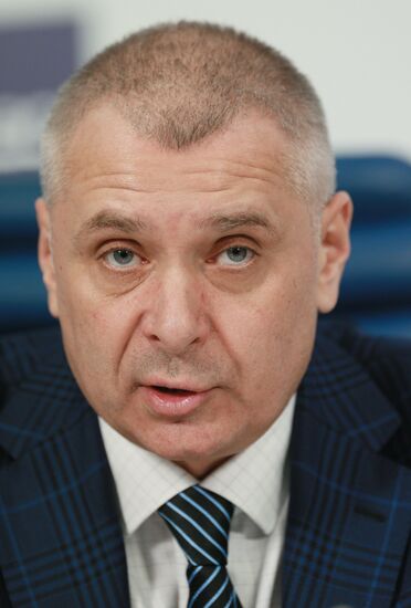 Пресс-конференция, посвященная чемпионату мира по хоккею