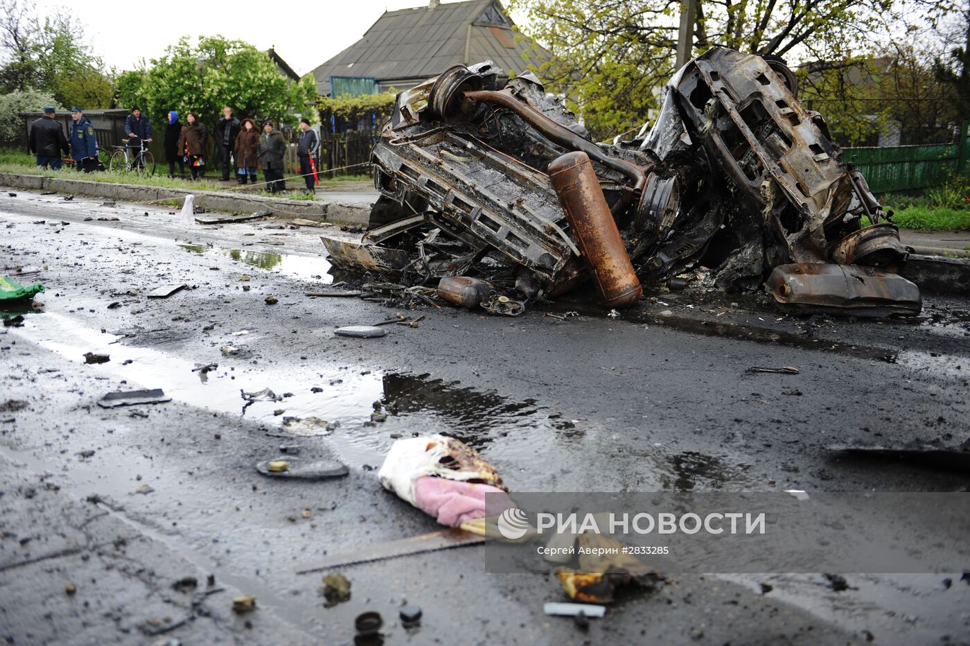 Обстрел КПП "Еленовка" в Донецкой области украинскими силовиками