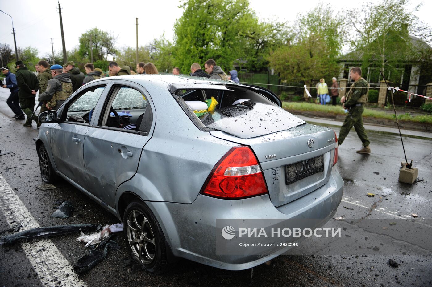 Обстрел КПП "Еленовка" в Донецкой области украинскими силовиками