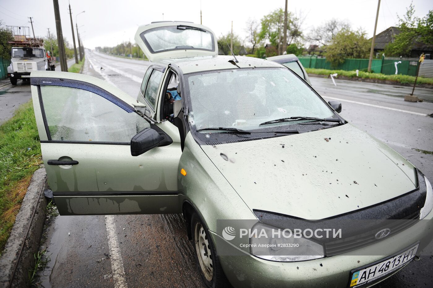 Обстрел КПП "Еленовка" в Донецкой области украинскими силовиками