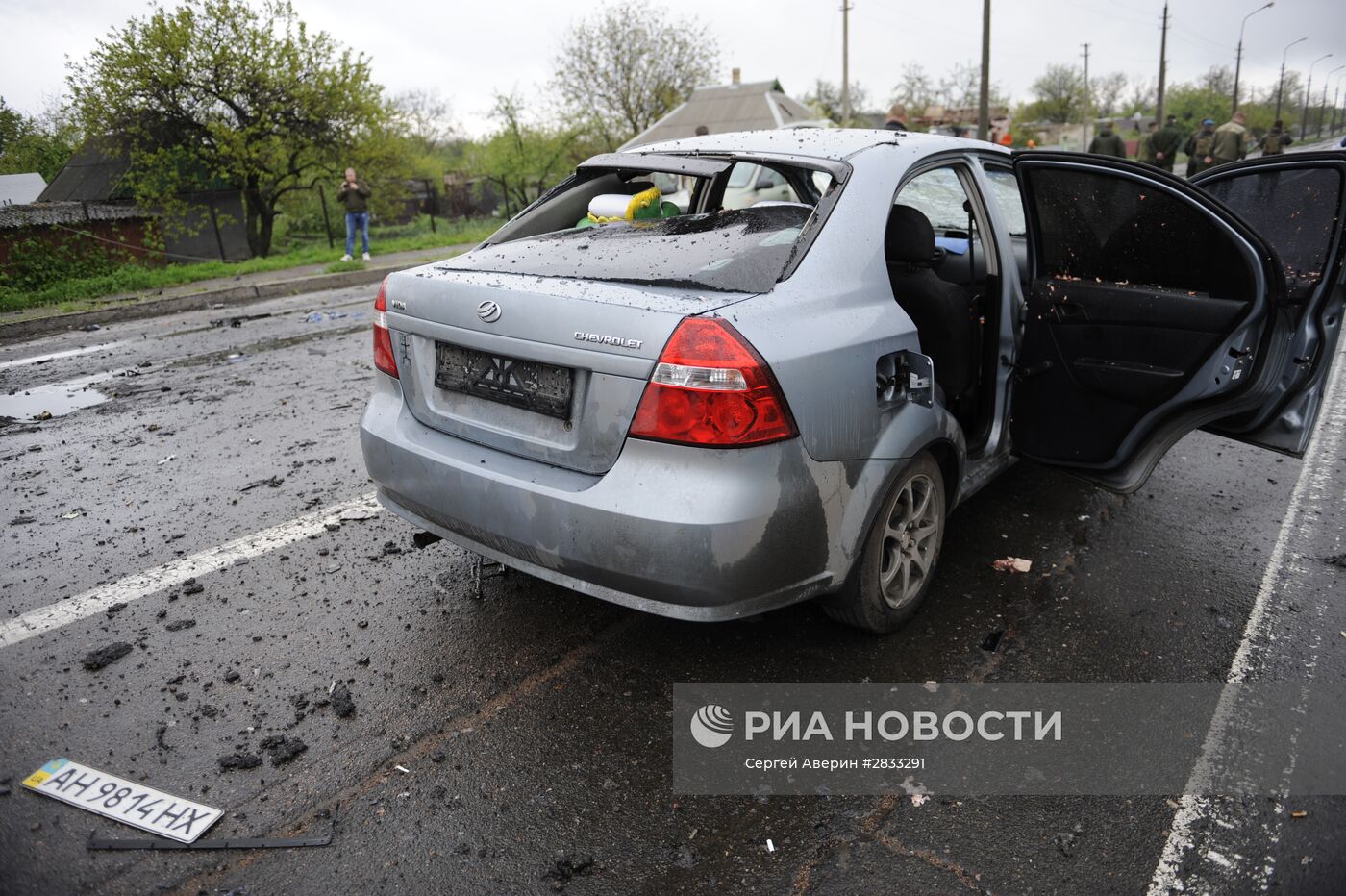 Обстрел КПП "Еленовка" в Донецкой области украинскими силовиками