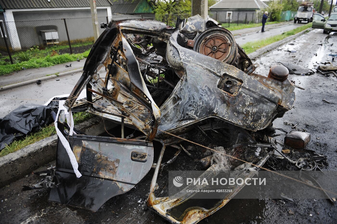 Обстрел КПП "Еленовка" в Донецкой области украинскими силовиками