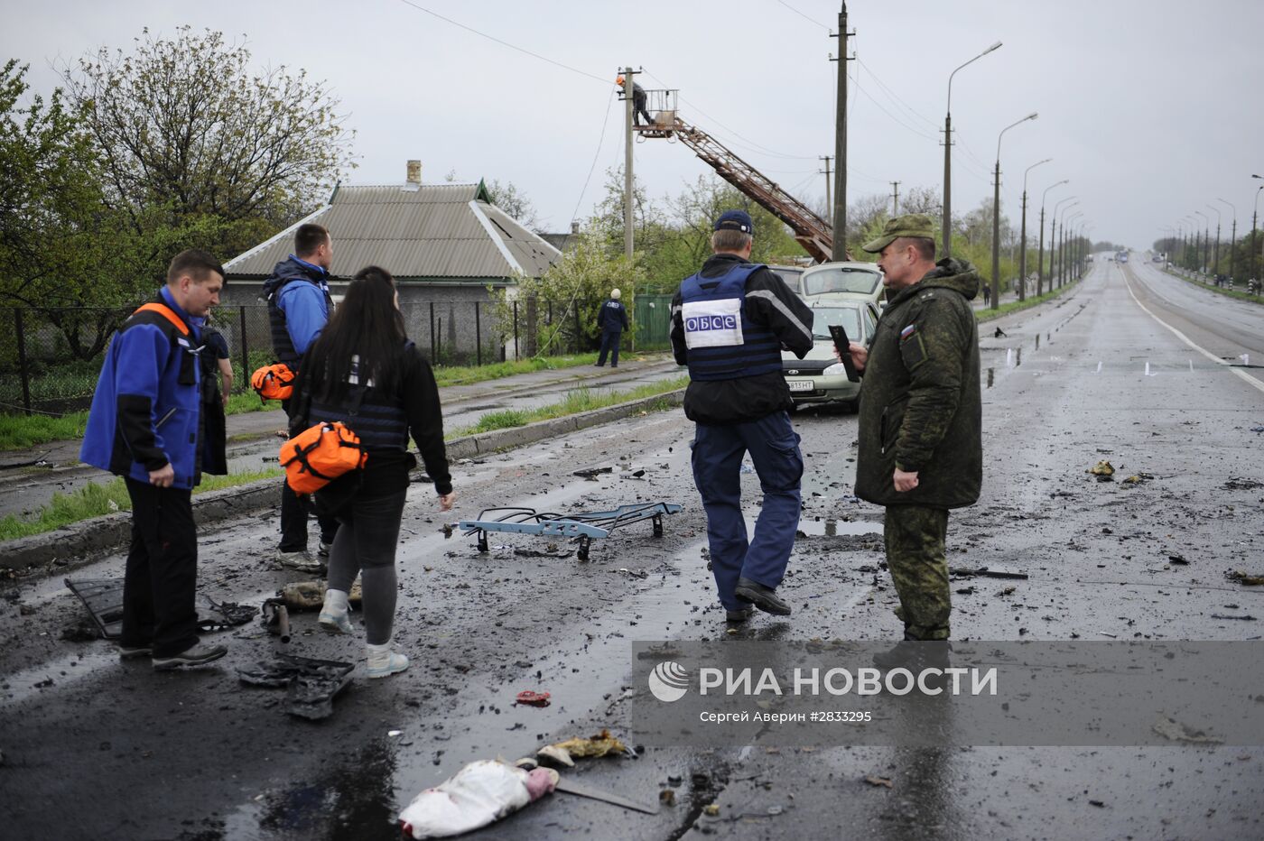 Обстрел КПП "Еленовка" в Донецкой области украинскими силовиками