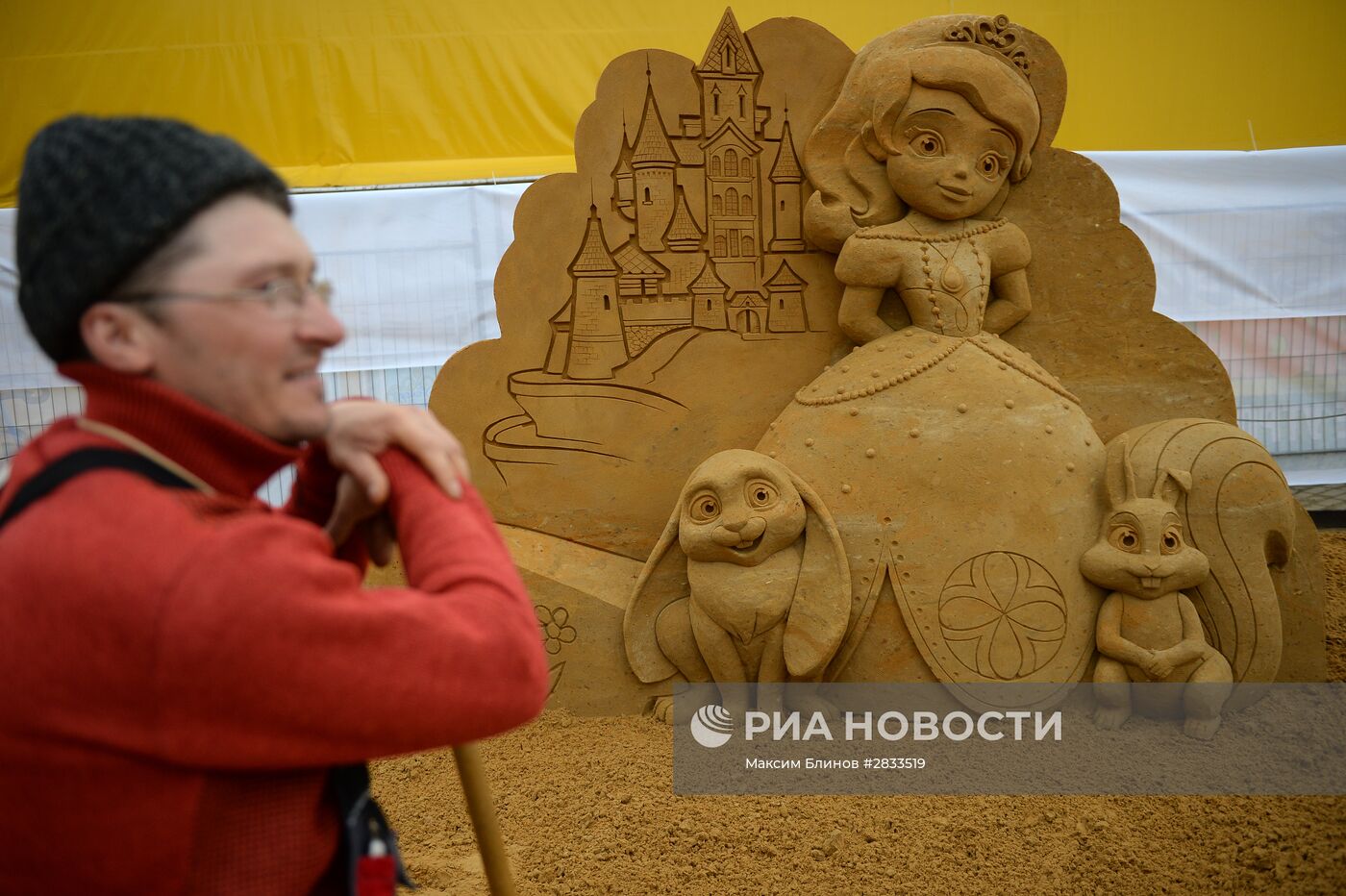 Чемпионат по скульптуре из песка в музее-заповеднике "Коломенское"