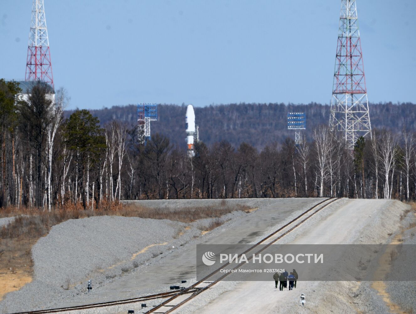 Первый пуск ракеты-носителя с космодрома "Восточный"