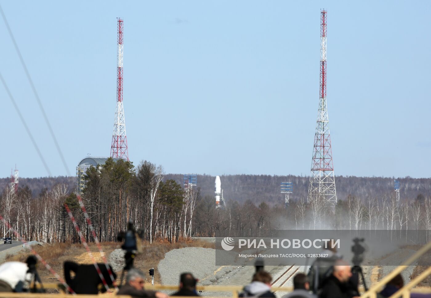 Первый пуск ракеты-носителя с космодрома "Восточный"