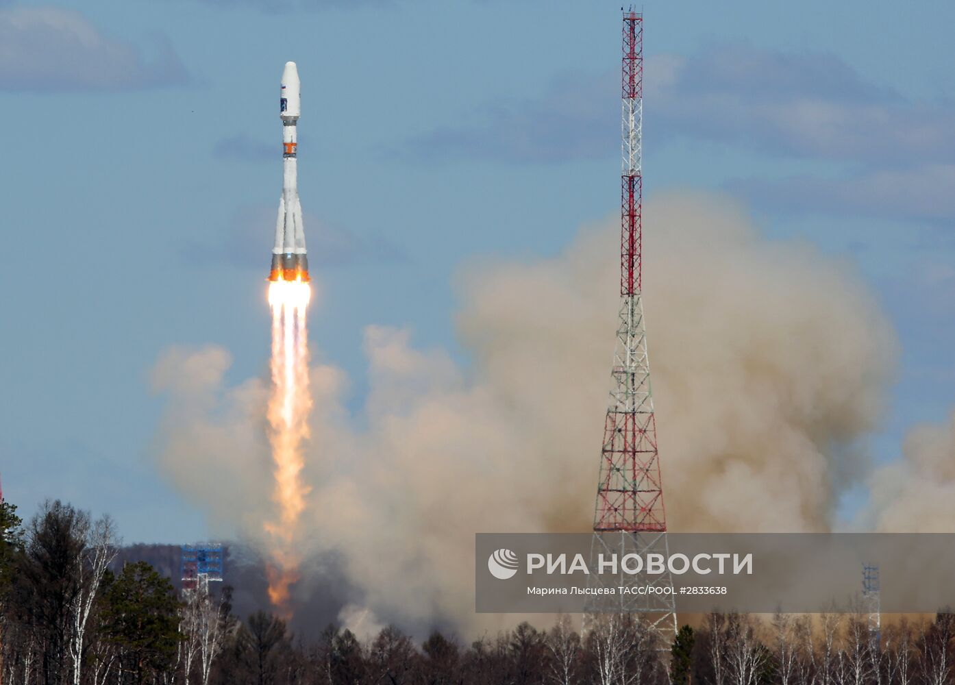 Первый пуск ракеты-носителя с космодрома "Восточный"