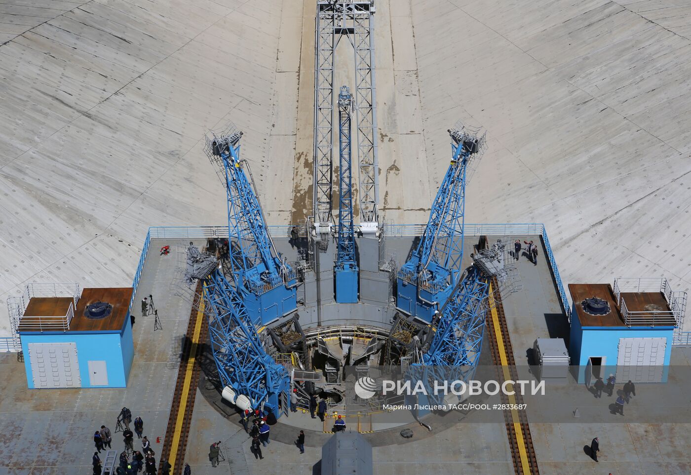 Первый пуск ракеты-носителя с космодрома "Восточный"