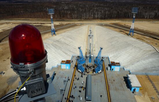 Первый пуск ракеты-носителя с космодрома "Восточный"