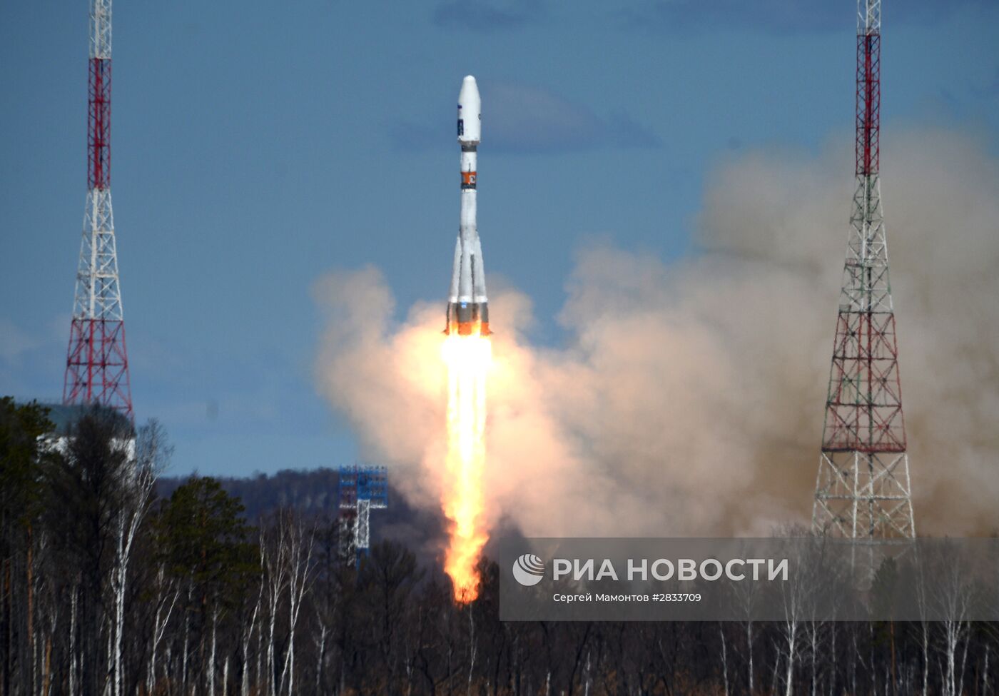 Первый пуск ракеты-носителя с космодрома "Восточный"