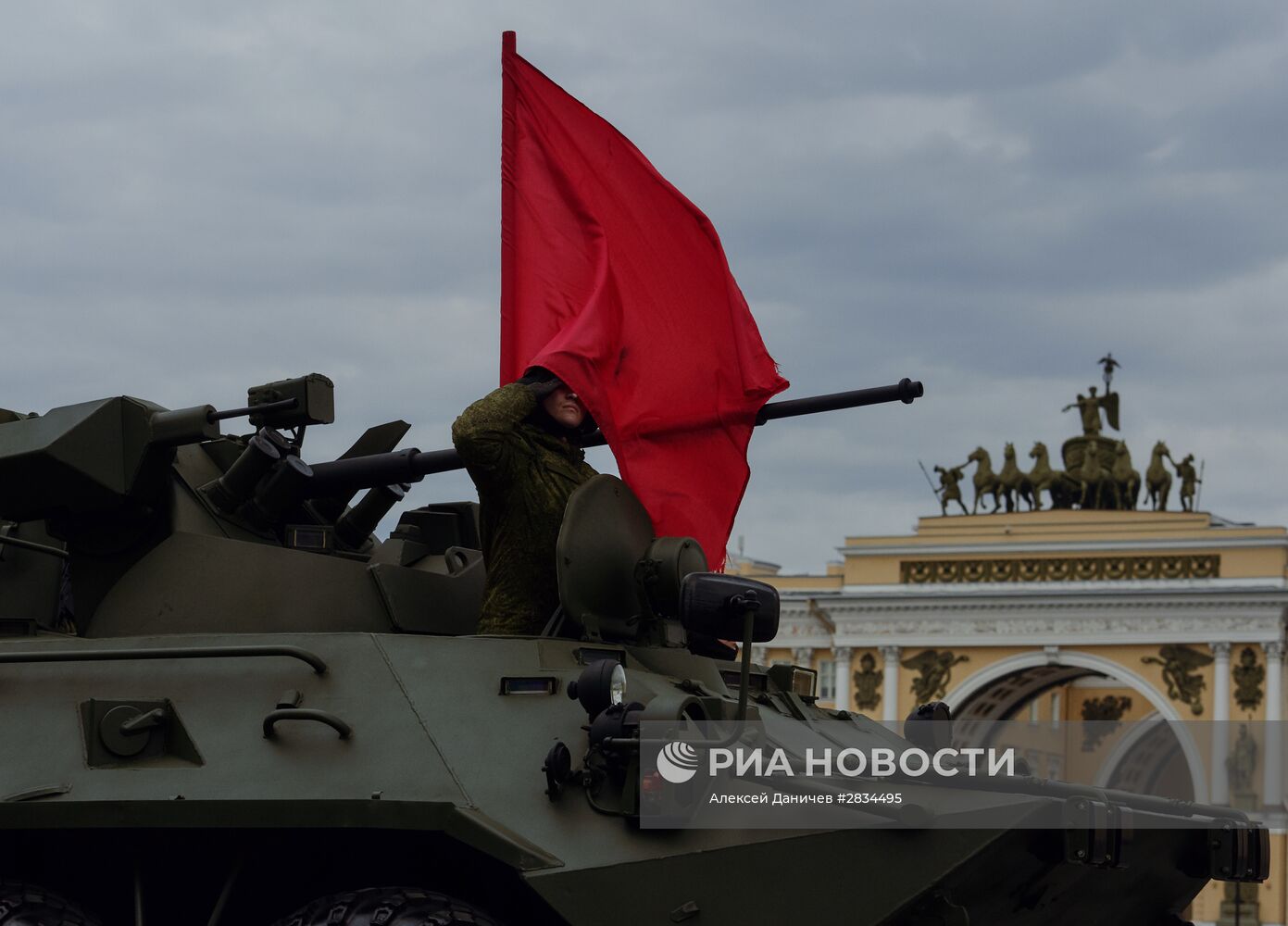 Репетиция парада Победы в Санкт-Петербурге