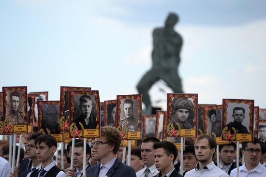 Студенческий марш Победы в Казани