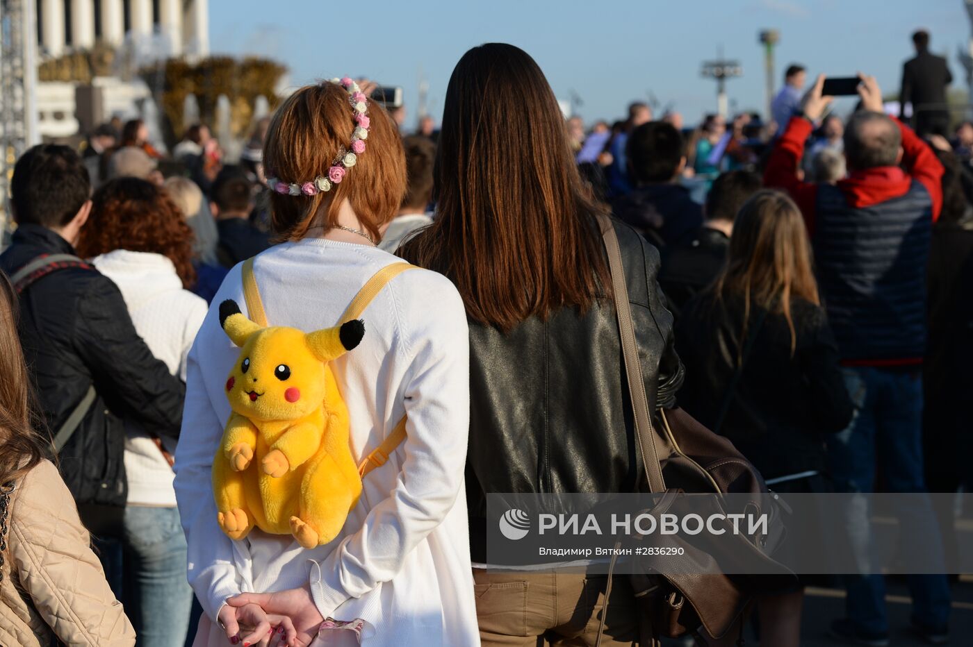 Запуск фонтанов на ВДНХ