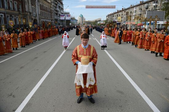 Крестный ход в Новосибирске