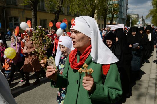 Крестный ход в Новосибирске