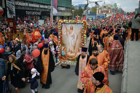 Крестный ход в Новосибирске