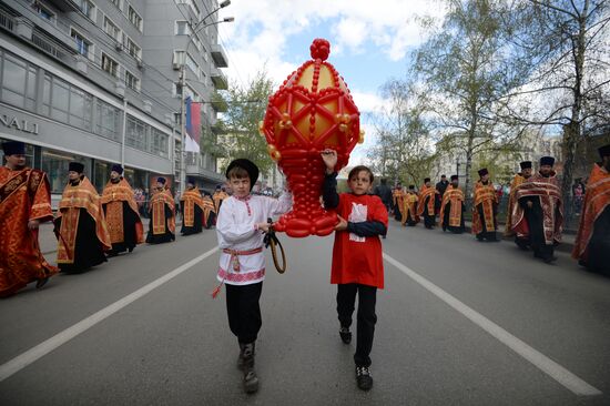 Крестный ход в Новосибирске