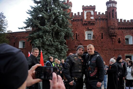 Мотопробег из Москвы в Берлин в честь Дня Победы