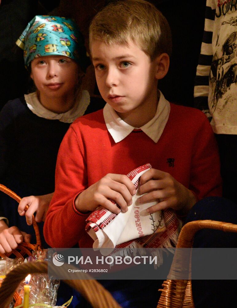 Празднование Пасхи в Киево-Печерской лавре