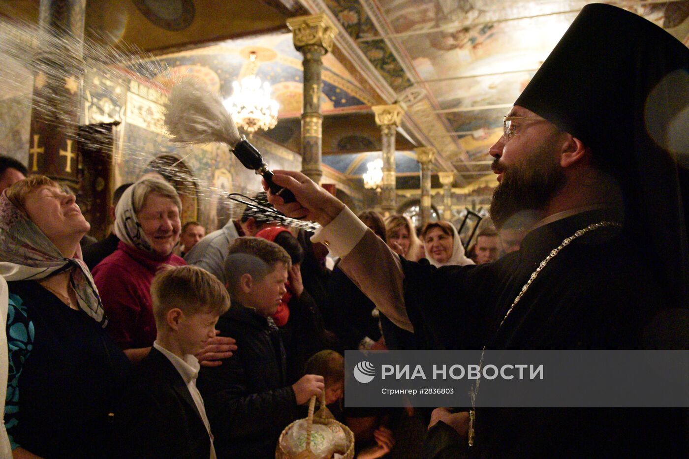 Празднование Пасхи в Киево-Печерской лавре