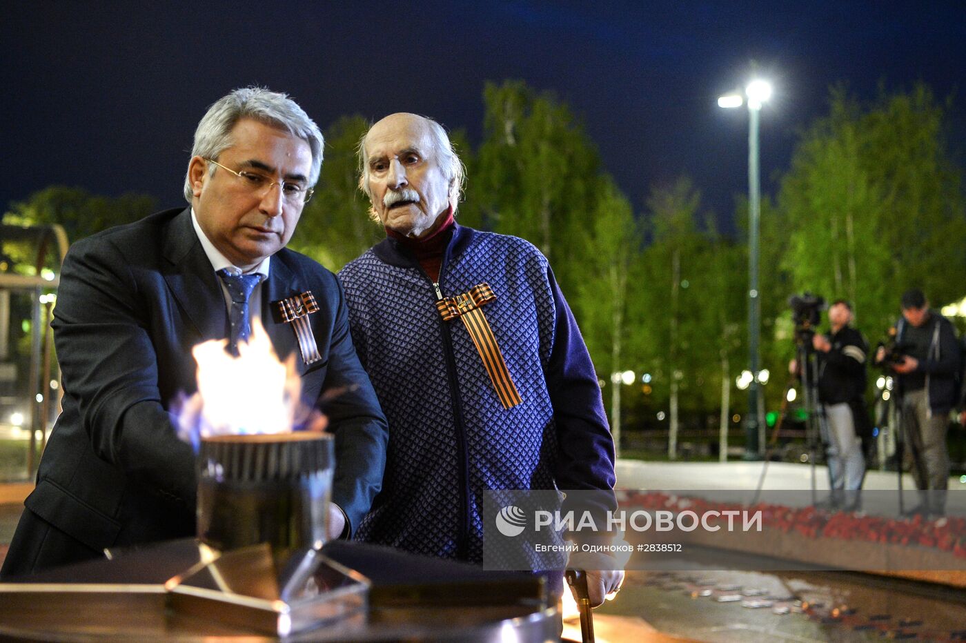 Профилактика горелки Вечного огня в Александровском саду