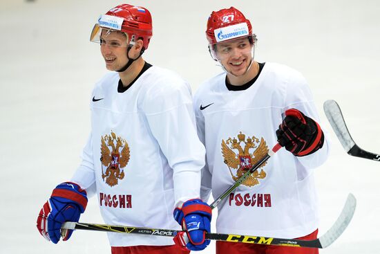 Тренировки сборных перед чемпионатом мира 2016