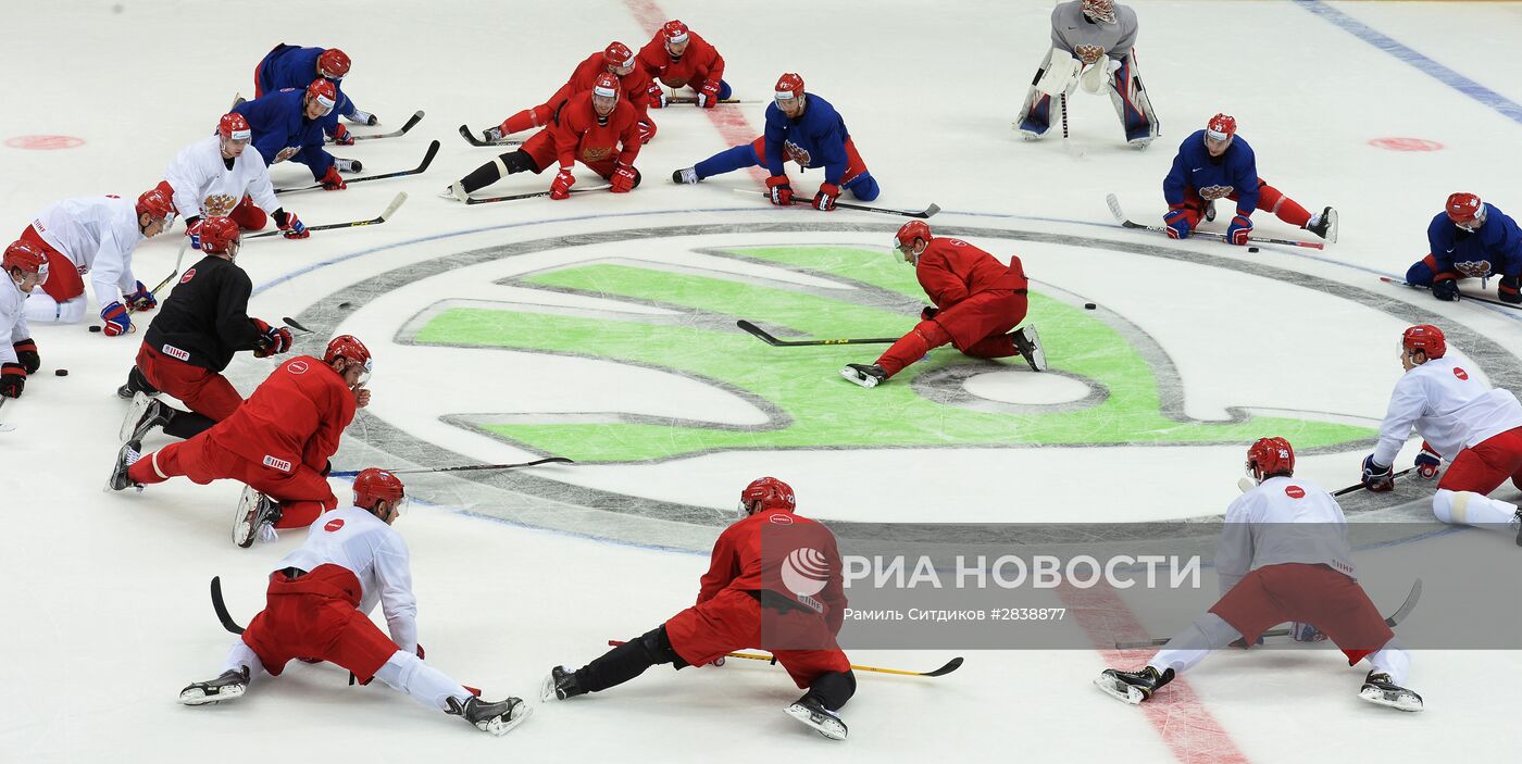 Тренировки сборных перед чемпионатом мира 2016