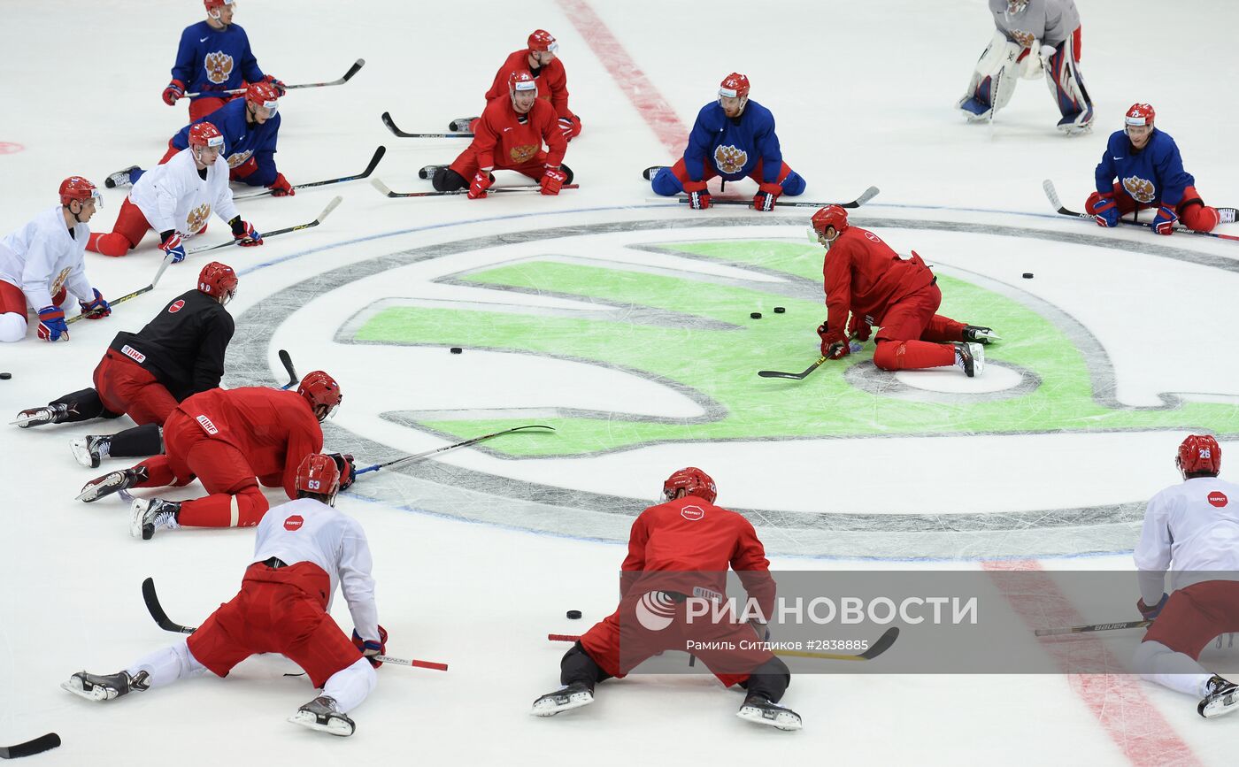 Тренировки сборных перед чемпионатом мира 2016