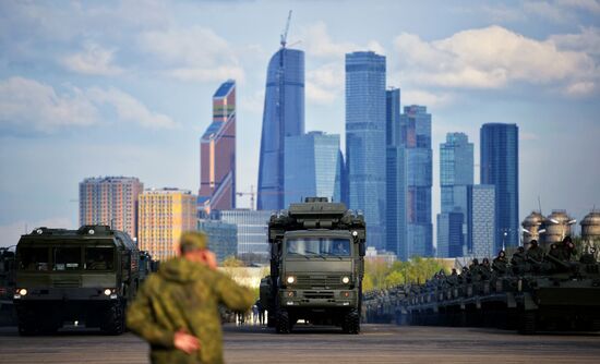 Подготовка к Параду Победы в Москве