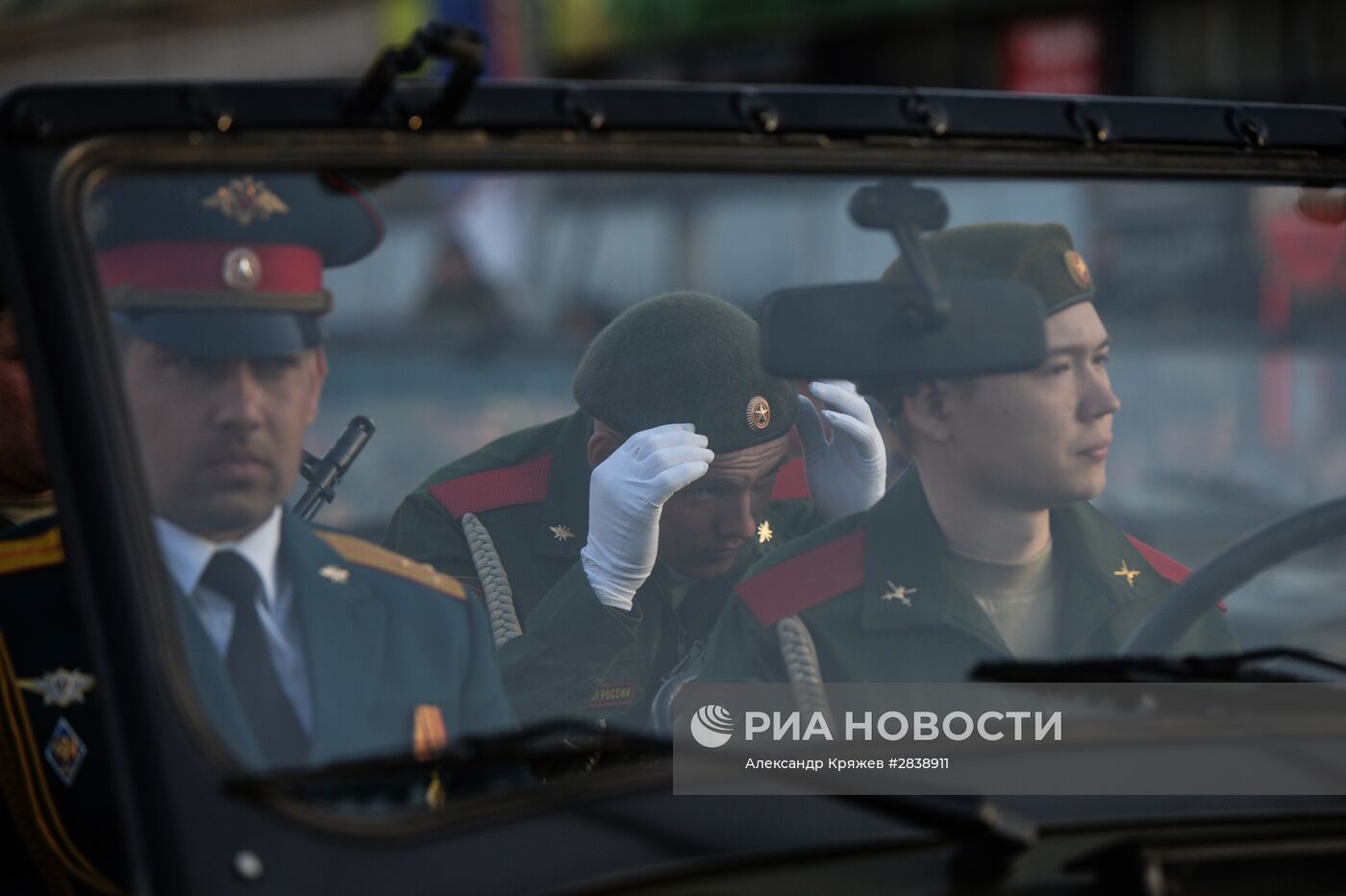 Репетиция парада Победы в Новосибирске