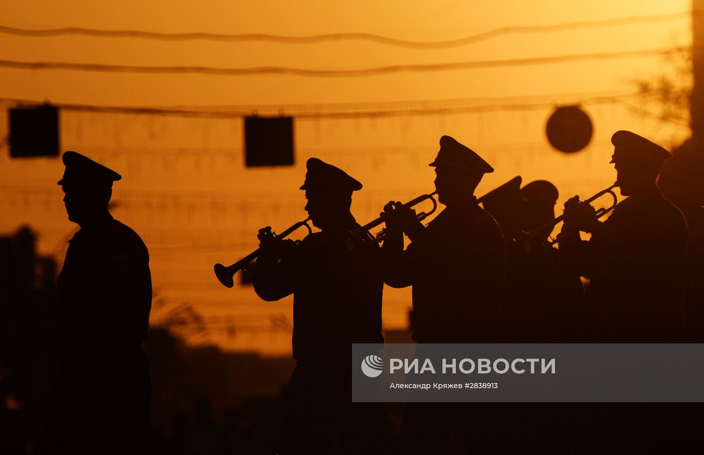 Репетиция парада Победы в Новосибирске