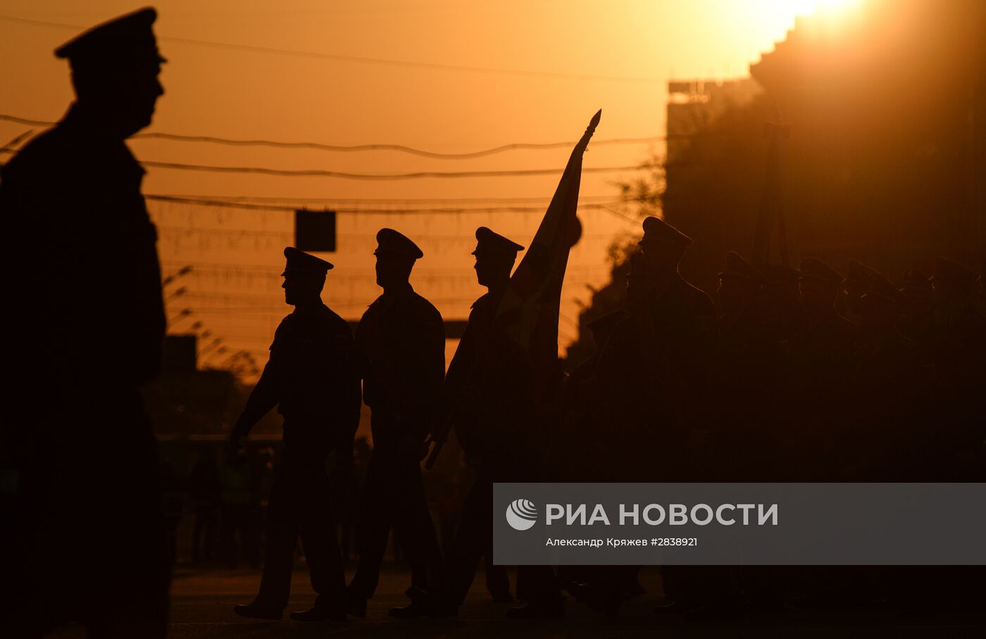 Репетиция парада Победы в Новосибирске
