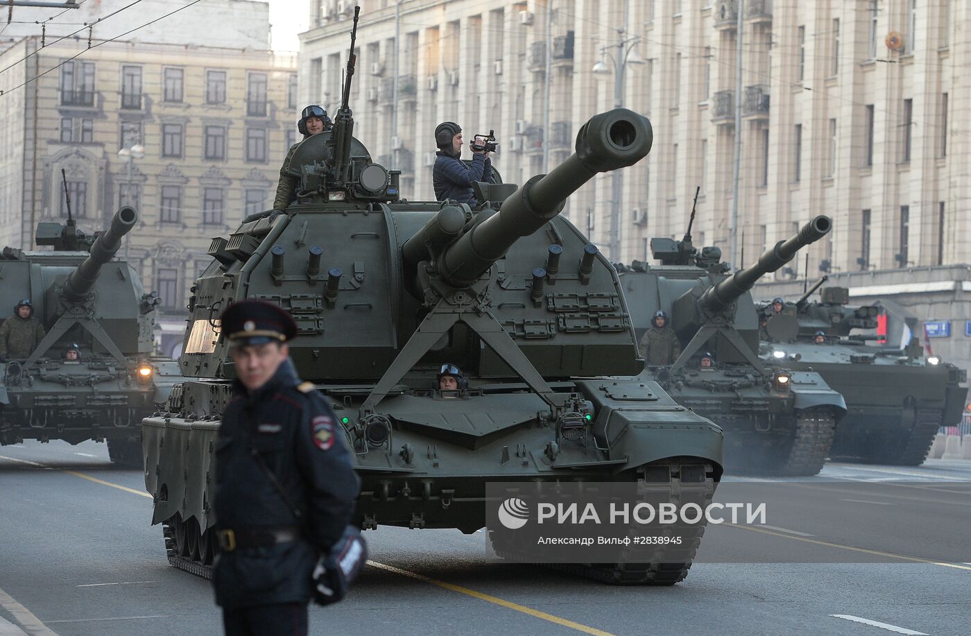 Подготовка к Параду Победы в Москве