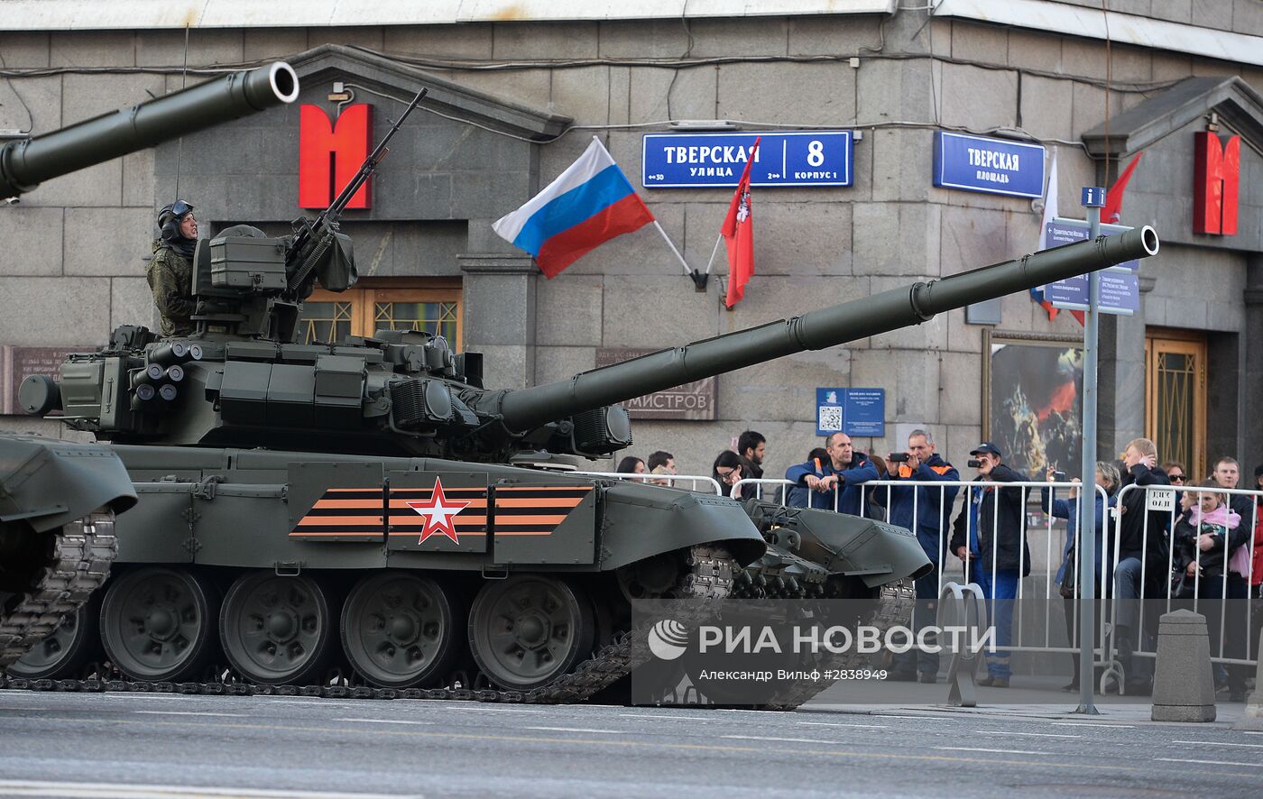 Подготовка к Параду Победы в Москве