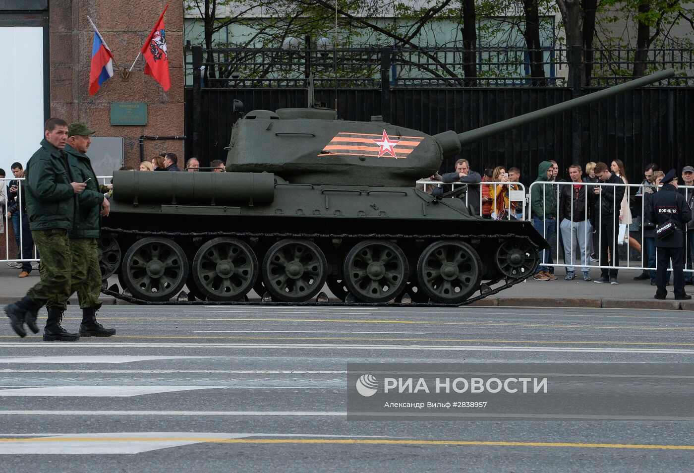 Подготовка к Параду Победы в Москве