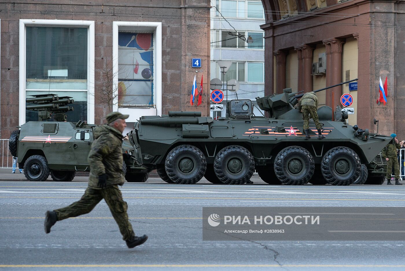 Подготовка к Параду Победы в Москве