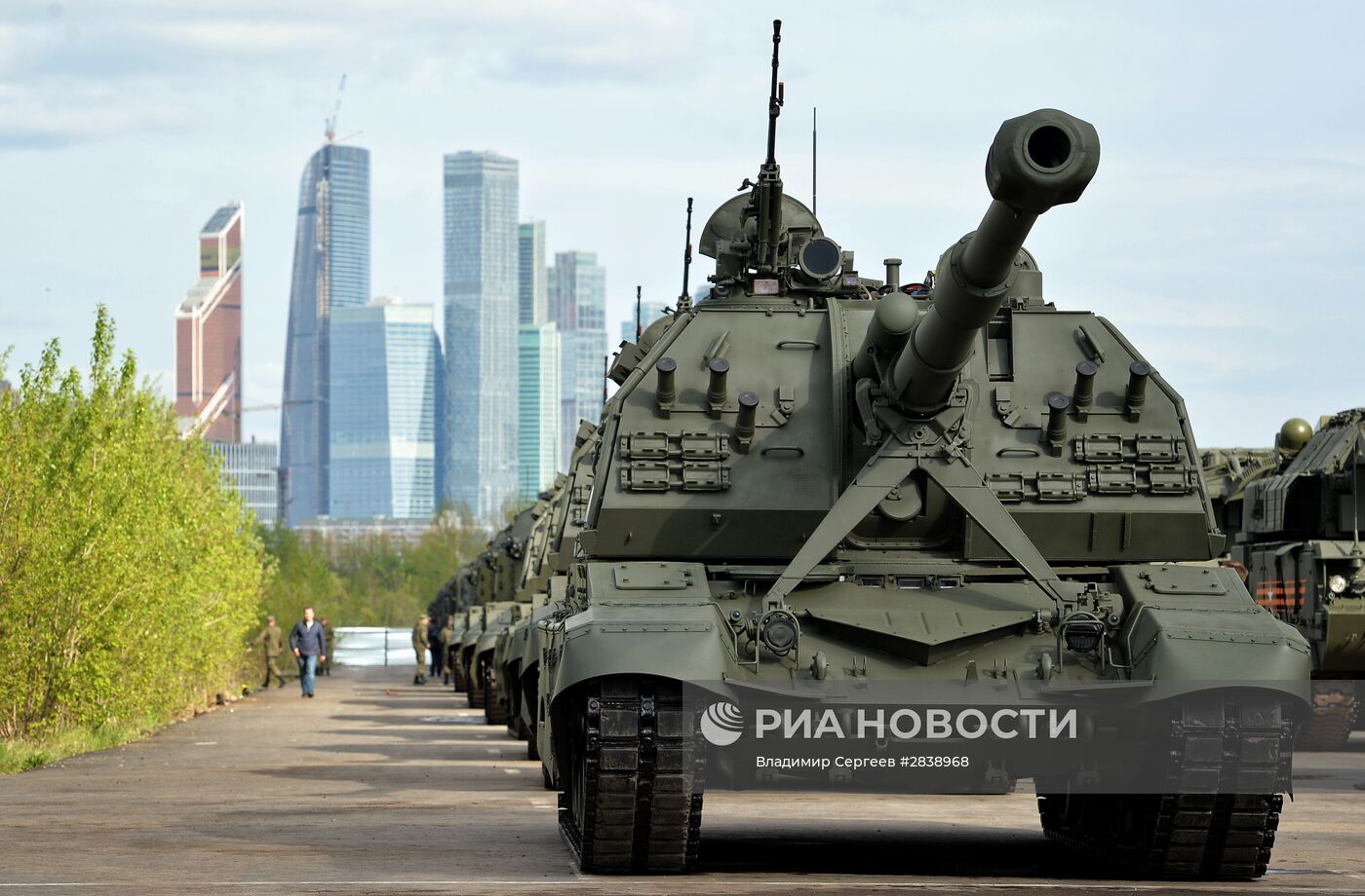 Подготовка к Параду Победы в Москве