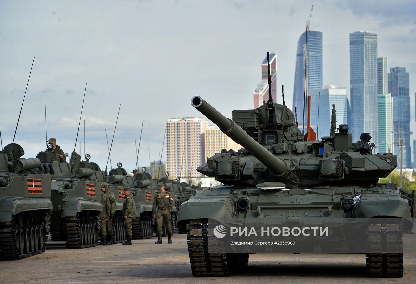 Подготовка к Параду Победы в Москве