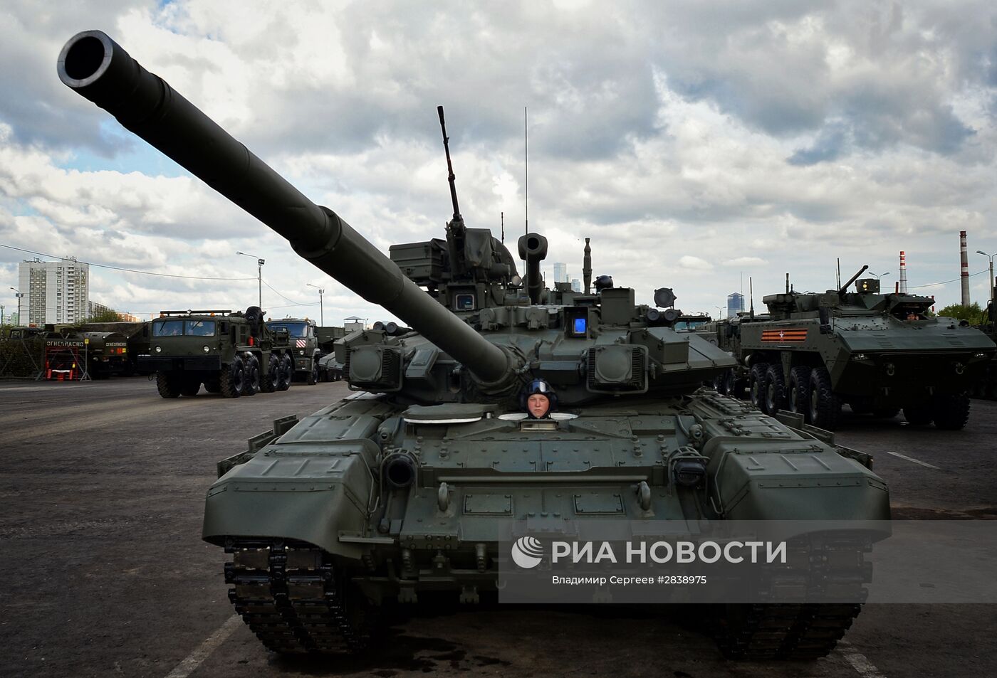 Подготовка к Параду Победы в Москве