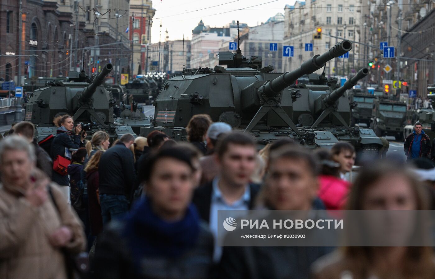 Подготовка к Параду Победы в Москве