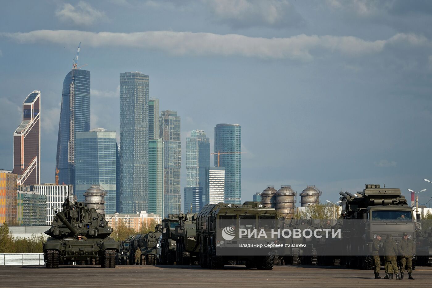 Подготовка к Параду Победы в Москве