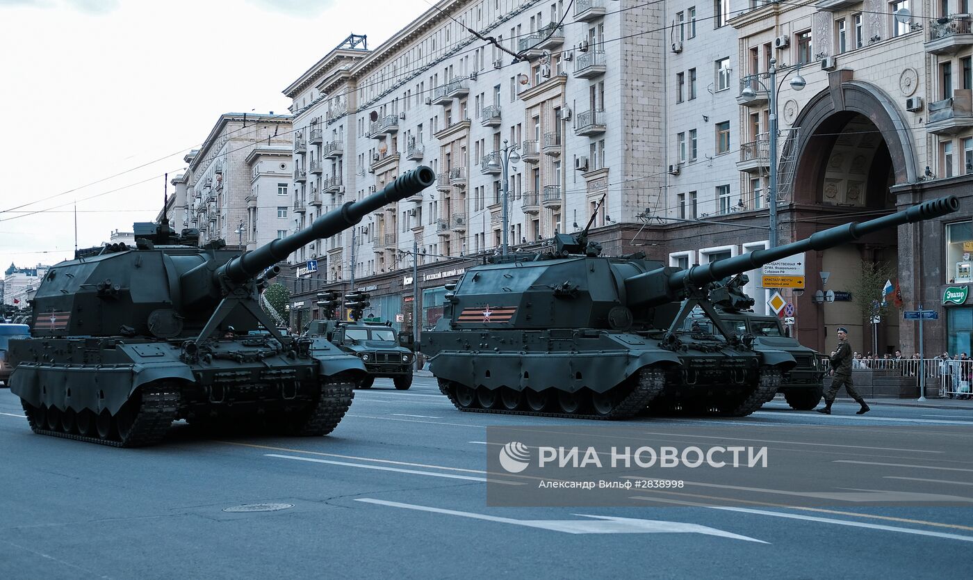 Подготовка к Параду Победы в Москве