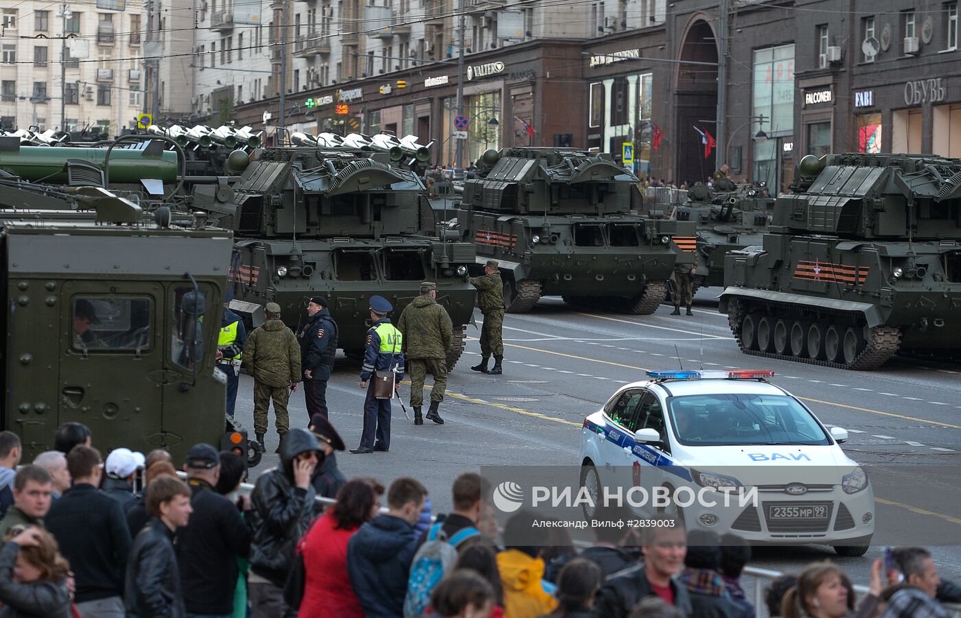 Подготовка к Параду Победы в Москве