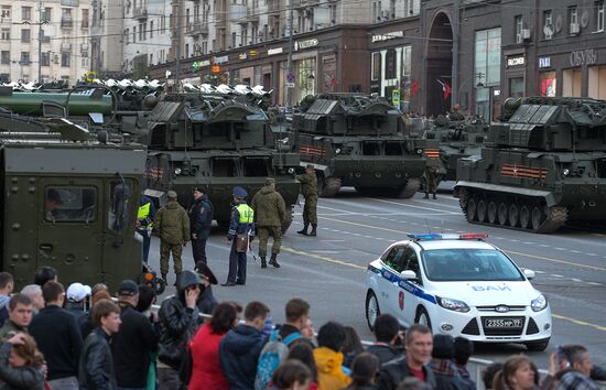 Подготовка к Параду Победы в Москве